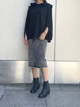 「surt（サート）のアイテム」を使った、YUKI IKEGAMIさん（レディース・165cm）の秋コーディネート