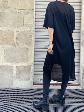 「bajra（バジュラ）のアイテム」を使った、YUKI IKEGAMIさん（レディース・165cm）の秋コーディネート