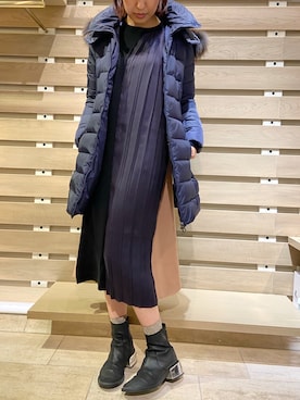 「TATRAS（タトラス）のアイテム」を使った、YUKI IKEGAMIさん（レディース・165cm）の秋コーディネート