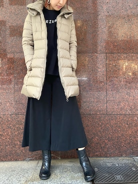 「bajra（バジュラ）のアイテム」を使った、YUKI IKEGAMIさん（レディース・165cm）の秋コーディネート