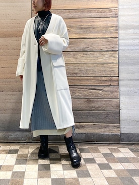 「OFFICINE CREATIVE（オフィチーネクリエイティブ）のアイテム」を使った、YUKI IKEGAMIさん（レディース・165cm）の秋コーディネート