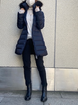 「MARECHAL TERRE（マルシャルテル）のアイテム」を使った、YUKI IKEGAMIさん（レディース・165cm）の秋コーディネート