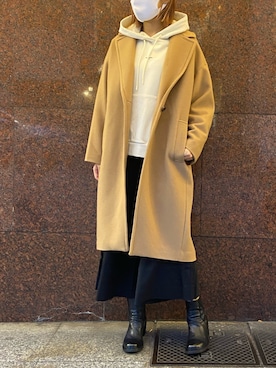 「B'2nd（ビーセカンド）のアイテム」を使った、YUKI IKEGAMIさん（レディース・165cm）の秋コーディネート