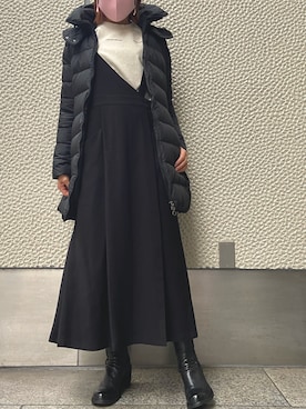 「TATRAS」｜「アイテム（ワンピース/ドレス）」を使った、YUKI IKEGAMIさん（レディース・165cm）の秋コーディネート