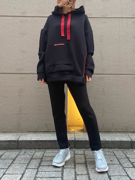 YUKI IKEGAMIさん（レディース・165cm）の冬コーディネート