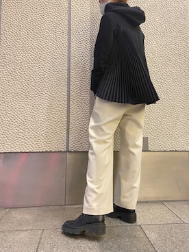 「FEMMENT（ファモン）のアイテム」を使った、YUKI IKEGAMIさん（レディース・165cm）の冬コーディネート