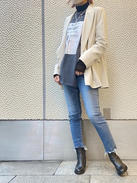 「surt（サート）のアイテム」を使った、YUKI IKEGAMIさん（レディース・165cm）の冬コーディネート