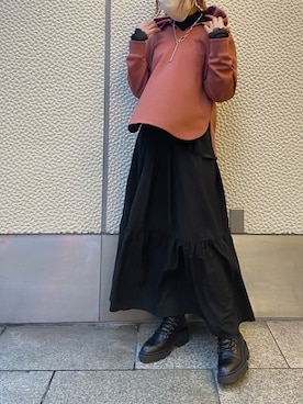 「ASH（アッシュ）のアイテム」を使った、YUKI IKEGAMIさん（レディース・165cm）の冬コーディネート