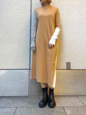 「ASH（アッシュ）のアイテム」を使った、YUKI IKEGAMIさん（レディース・165cm）の冬コーディネート