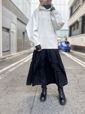 「RITO（リト）のアイテム」を使った、YUKI IKEGAMIさん（レディース・165cm）の冬コーディネート