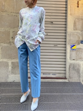 「OFFICINE CREATIVE（オフィチーネクリエイティブ）のアイテム」を使った、YUKI IKEGAMIさん（レディース・165cm）の冬コーディネート