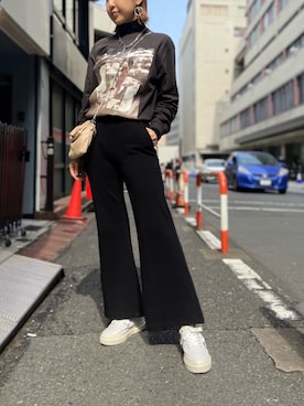 「B'2nd（ビーセカンド）のアイテム」を使った、YUKI IKEGAMIさん（レディース・165cm）の春コーディネート