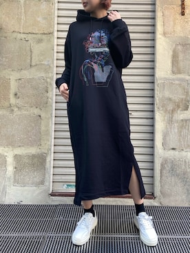 「B'2nd（ビーセカンド）のアイテム（ワンピース/ドレス）」を使った、YUKI IKEGAMIさん（レディース・165cm）の春コーディネート