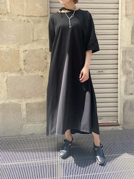 「FEMMENT（ファモン）のアイテム」を使った、YUKI IKEGAMIさん（レディース・165cm）の春コーディネート