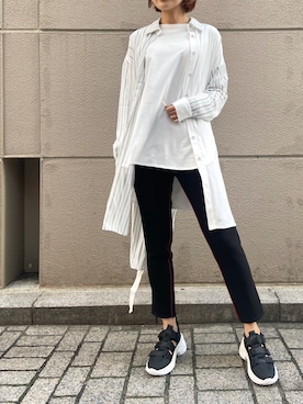 「B'2nd（ビーセカンド）のアイテム」を使った、YUKI IKEGAMIさん（レディース・165cm）の春コーディネート