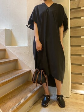 「FEMMENT（ファモン）のアイテム」を使った、YUKI IKEGAMIさん（レディース・165cm）の春コーディネート