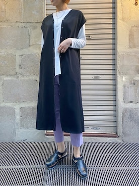 「B'2nd（ビーセカンド）のアイテム（ワンピース/ドレス）」を使った、YUKI IKEGAMIさん（レディース・165cm）の春コーディネート
