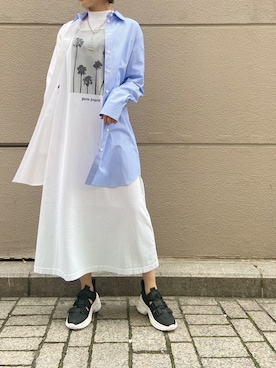 「B'2nd（ビーセカンド）のアイテム」を使った、YUKI IKEGAMIさん（レディース・165cm）の春コーディネート