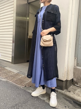 「BACKLASH（バックラッシュ）のアイテム」を使った、YUKI IKEGAMIさん（レディース・165cm）の春コーディネート