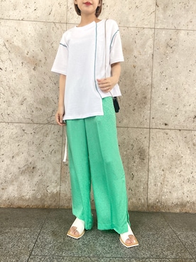 「RITO（リト）のアイテム」を使った、YUKI IKEGAMIさん（レディース・165cm）の春コーディネート