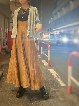 「ASH（アッシュ）のアイテム」を使った、YUKI IKEGAMIさん（レディース・165cm）の夏コーディネート