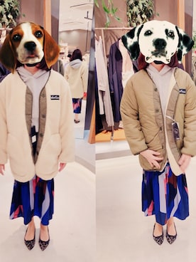 「WILD THINGS（ワイルドシングス）のアイテム（その他アウター）」を使った、pikota☺︎さん（レディース・165cm）の秋コーディネート
