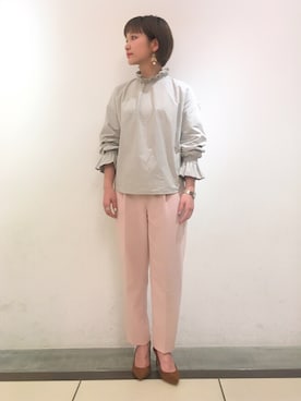 karenさんの「17SS タックコクーンパンツ」を使ったコーディネート