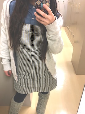 「CONQUEST（コンクエスト）のアイテム」を使った、タコちゃんさん（レディース・150cm）の冬コーディネート