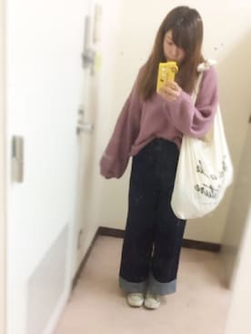 「バルーンスリーブ」｜chinaさん（レディース・158cm）の冬コーディネート