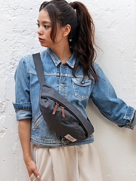 「アイテム（ボディバッグ/ウエストポーチ）」を使った、DEVICEさん（レディース・158cm・20代）の夏コーディネート