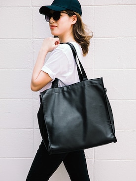 「ボストンバッグ」｜DEVICEさん（レディース・158cm）の夏コーディネート