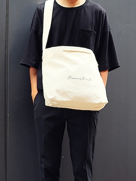 「ショルダーBAG」｜DEVICEさん（メンズ・180cm）の秋コーディネート