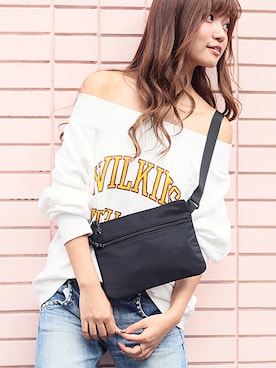 「ショルダーBAG」｜DEVICEさん（レディース・161cm）の秋コーディネート