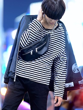 「アイテム（ボディバッグ/ウエストポーチ）」を使った、DEVICEさん（メンズ・183cm・20代）の秋コーディネート