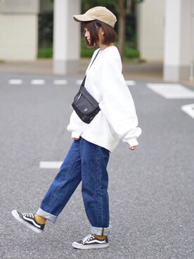 「ショルダーBAG」｜DEVICEさん（レディース・161cm）の秋コーディネート