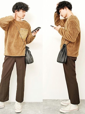 「DEVICE（デバイス）のアイテム」を使った、DEVICEさん（メンズ・175cm）の秋コーディネート