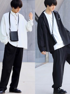 「DEVICE（デバイス）のアイテム」を使った、DEVICEさん（メンズ・182cm）の冬コーディネート