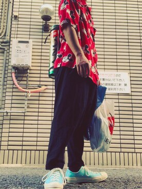 「ミッキーマウス」｜「アイテム（その他）」を使った、range1031さん（メンズ・163cm）の春コーディネート