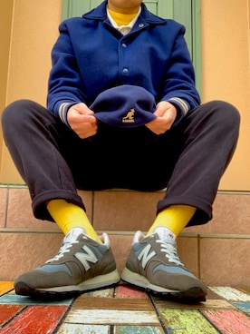 「BUTWIN（バトウィン）のアイテム」を使った、range1031さん（メンズ・163cm）の春コーディネート