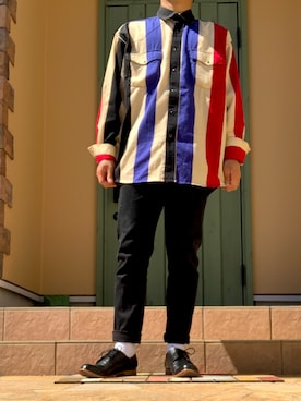 「しまむら（シマムラ）のアイテム（レッグウェア）」を使った、range1031さん（メンズ・163cm）の春コーディネート