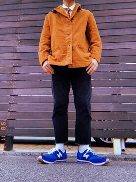 「しまむら（シマムラ）のアイテム（レッグウェア）」を使った、range1031さん（メンズ・163cm）の秋コーディネート