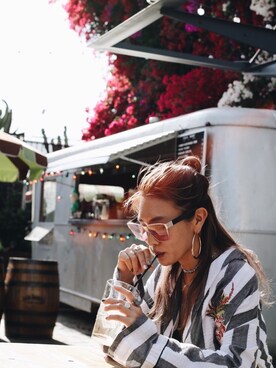 小竹麻美さん（レディース・163cm）の春コーディネート