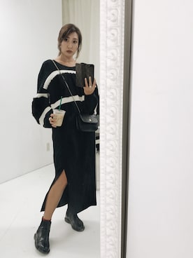 小竹麻美さん（レディース・163cm）の秋コーディネート