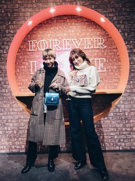 「姉妹コーデ」｜小竹麻美さん（レディース・163cm）の秋コーディネート