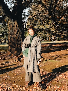 小竹麻美さん（レディース・163cm）の秋コーディネート