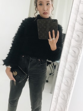 小竹麻美さん（レディース・163cm）の冬コーディネート