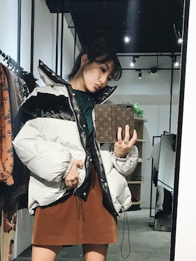 小竹麻美さん（レディース・163cm）の冬コーディネート