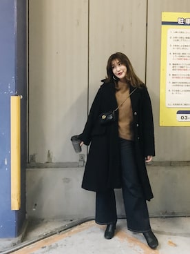 「メリークリスマス」｜小竹麻美さん（レディース・163cm）の冬コーディネート