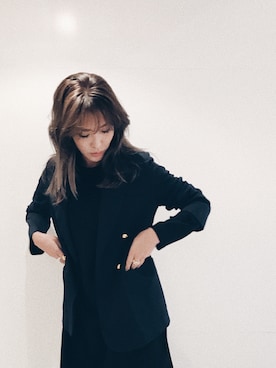 「COTORICA（コトリカ）のアイテム」を使った、小竹麻美さん（レディース・163cm）の春コーディネート