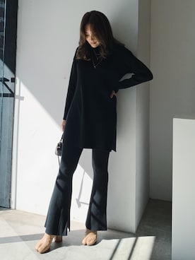 小竹麻美さん（レディース・163cm）の冬コーディネート